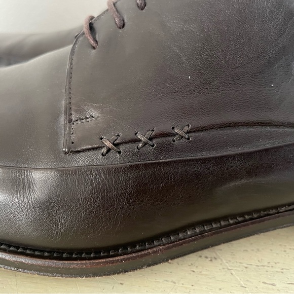 Porsche Design Made in Italy Leather Square Toe Derby in Chocolate Size 11 2 E main image 7